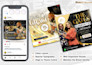 design professional social media flyer for your church event